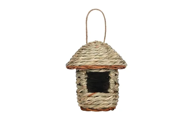 Natural Hay Weaving Decorative Birdhouse - 2 Styles