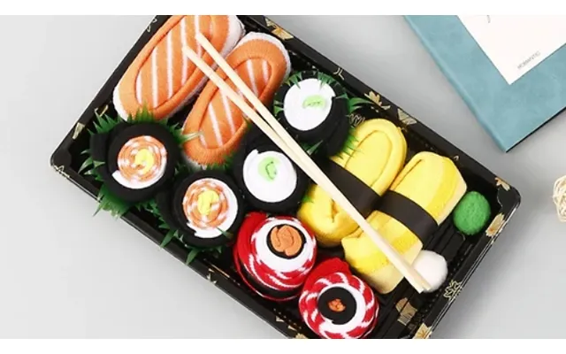 Novelty Sushi Roll Socks Gift Set - 5 Pairs product image