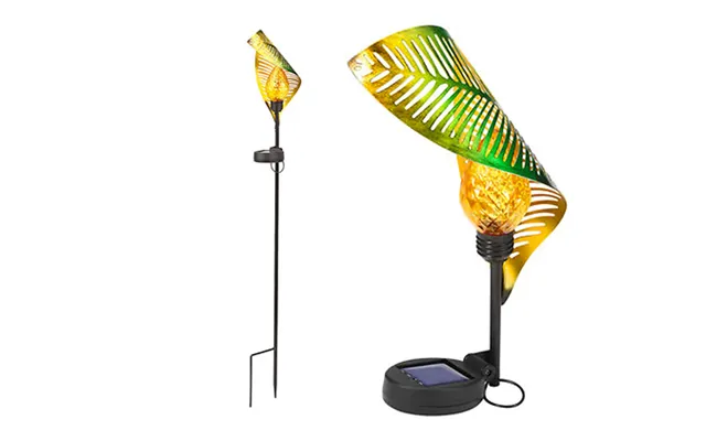 Outdoor Metal Leaf Solar Garden Light