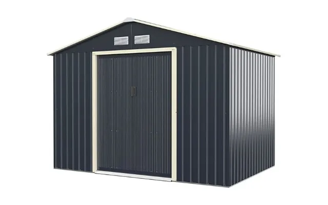 Outdoor Storage Shed With Double Sliding Door product image
