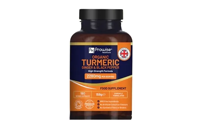 Pain Relief Turmeric With Ginger & Black Pepper Capsules - 2280mg product image