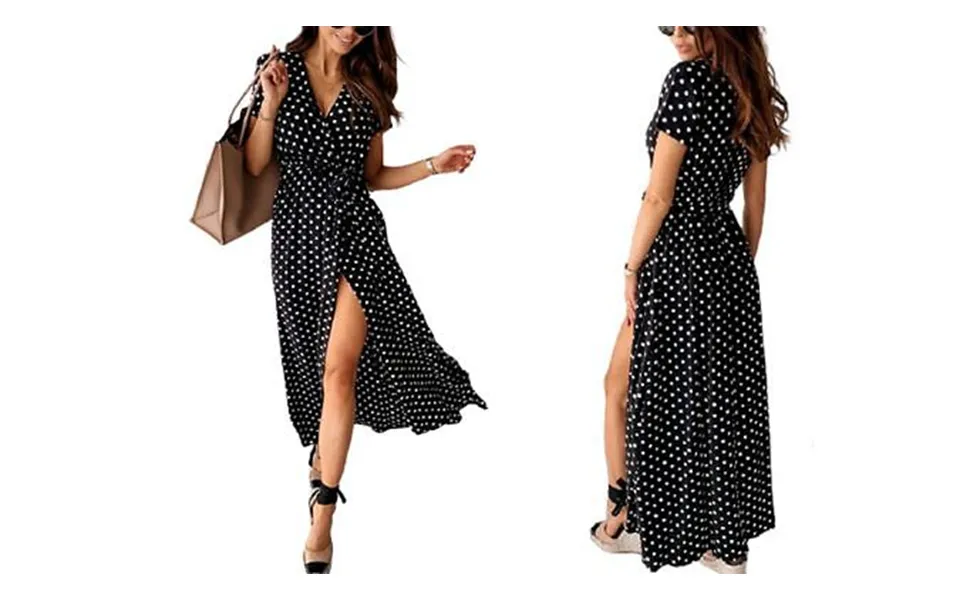 Polka-dot Maxi Dress - 3 Colours, 5 Sizes