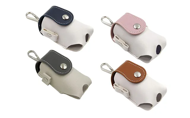 Pu Leather Waist Hanging Mini Golf Ball Bag - 4 Colours
