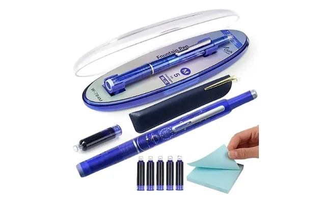 Retractable Fountain Pen Set - 4 Colours