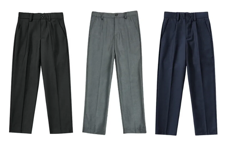 Smart Classic Boys School Trousers - 3 Colours, 8 Sizes