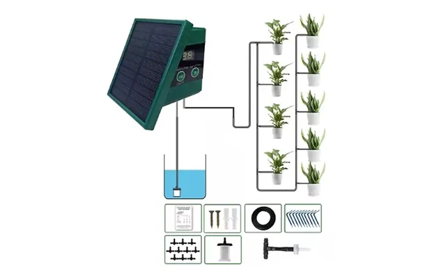 Solar Smart Automatic Plant Watering System With Timer