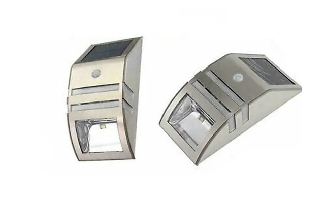 Stainless Steel Solar Wall Sensor Light - Buy 1, 2, 3 Or 4