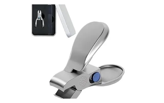 Stainless Steel Wide-jaw Nail Clippers Free Nail File product image