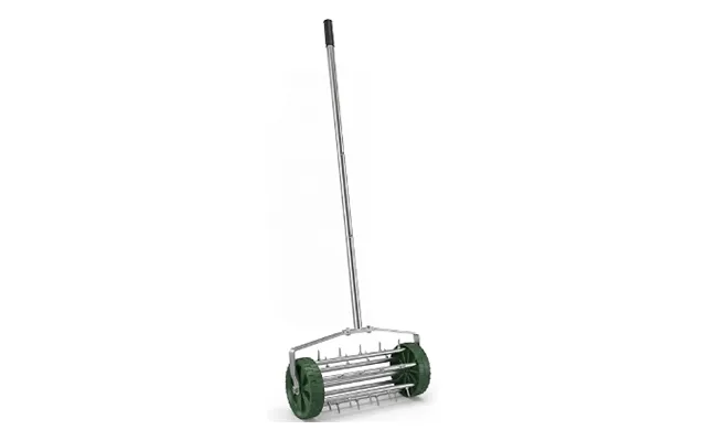 Steel Spike Portable Rolling Grass Garden Aerator product image