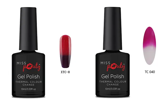 Thermal Coloured Nail Polish - 10 Colours