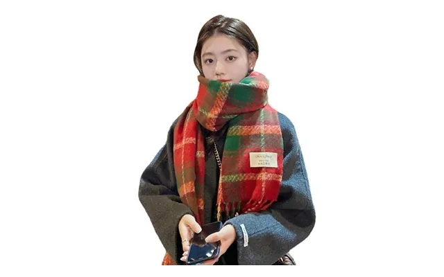Thick Versatile Plaid Winter Scarf - 13 Colours product image