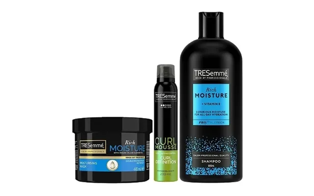 Tresemme Curly Hair Care Bundle - Moose, Mask & Shampoo