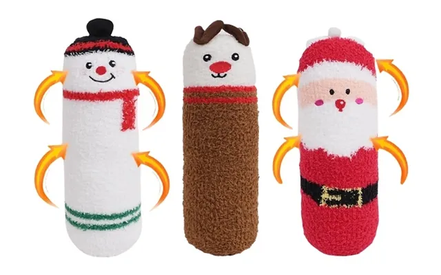 Usb Heating Christmas Plush Pillow - 3 Styles
