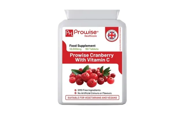 Uti Prevention Double-strength Cranberry With Vitamin C Tablets - 10,000mg product image