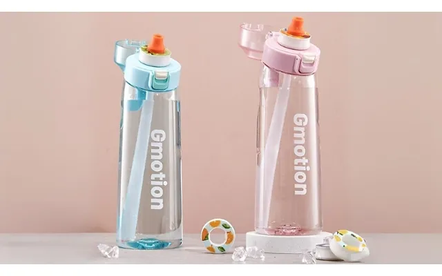 Water Bottle With 7 Fruit-infused Flavour Pods - 11 Colours & 2 Sizes
