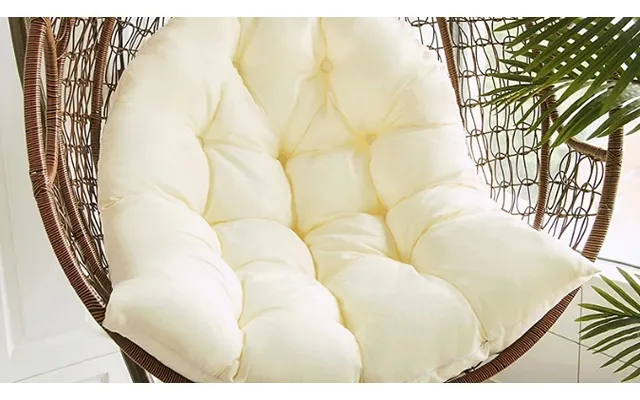 Weather-resistant Hanging Egg Chair Seat Cushion - 10 Colours