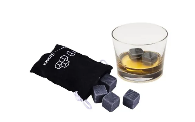 Whiskey Cooling Stones With Wooden Box