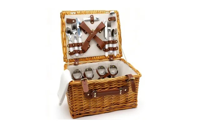 Wicker Picnic Basket Set