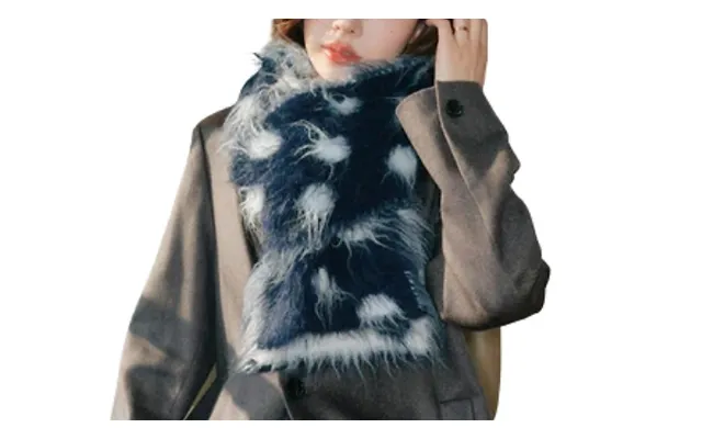Winter Warm Fluffy Polka Dot Scarf - 4 Colours product image