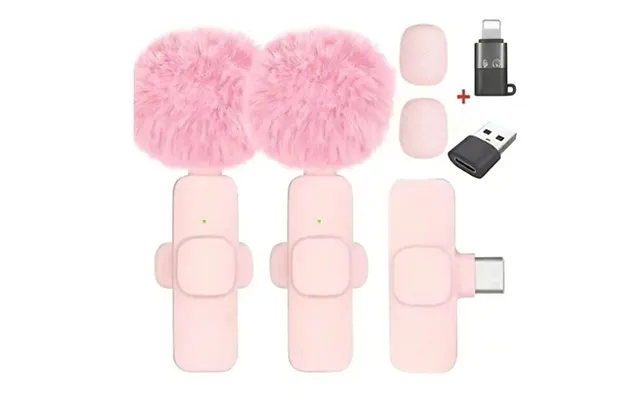 Wireless Clip-on Microphone & Receiver Set - Ideal For Vlogging & Content Creation