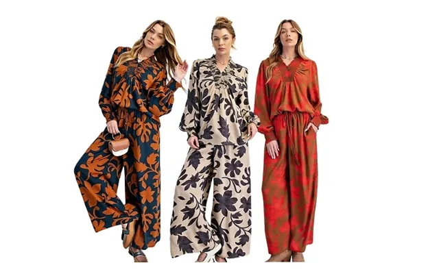 Women's Floral Print Co-ord Set - 3 Colours & 5 Sizes product image