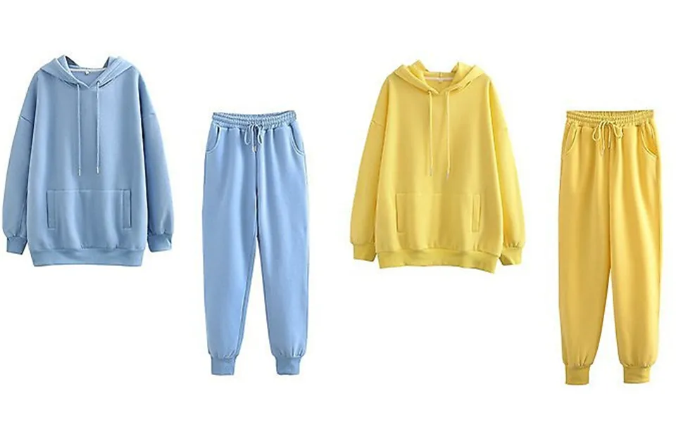 Women's Oversized Fleece Tracksuit Set - 9 Colours & 4 Sizes