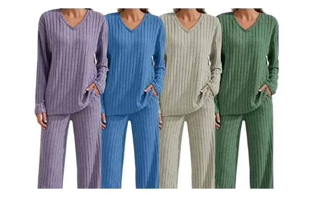 Women's Ribbed Loungewear Set - 4 Colours, 5 Sizes product image