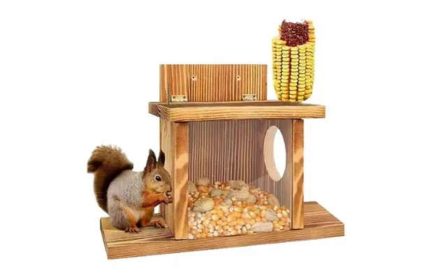 Wooden Squirrel Feeder