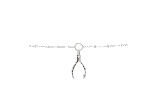 18th Birthday Wishbone Charm Bracelet In Sterling Silver product image