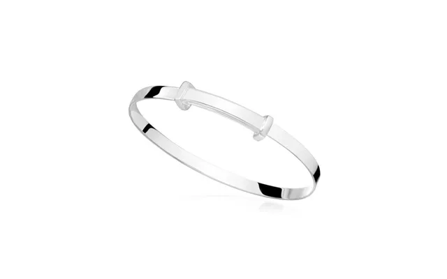 Adaptable Baby Silver Engravable Bangle