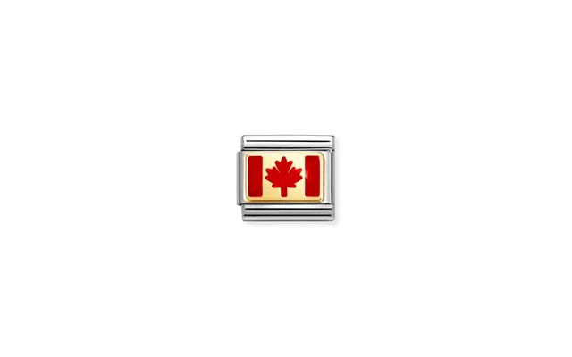 Classic Gold And Enamel Canada Travel & Flag Charms