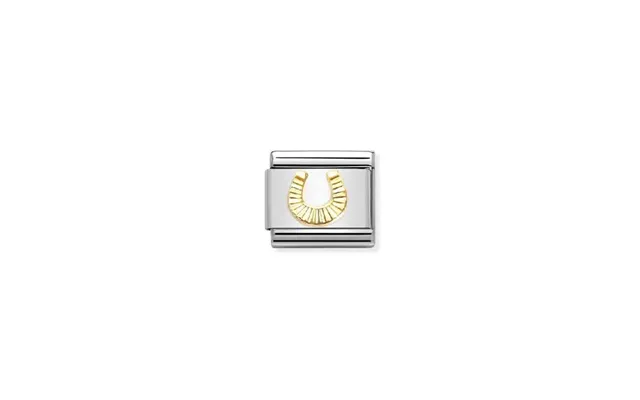 Classic Gold Diamond-etched Horseshoe Fashion & Fun Charms product image