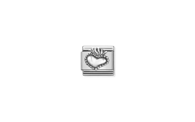 Classic Oxidised Silver Sacred Heart Faith & Religion Charms
