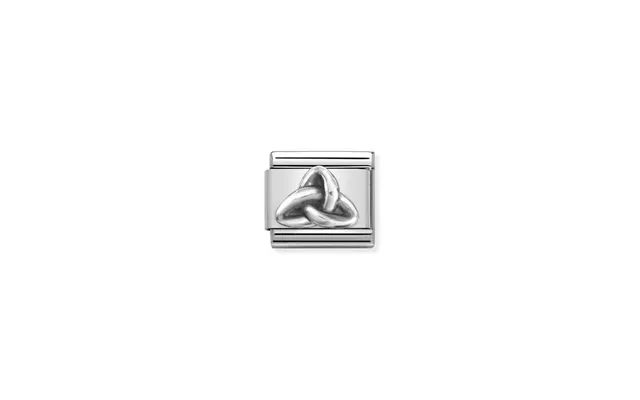 Classic Oxidised Silver Triad Faith & Religion Charms