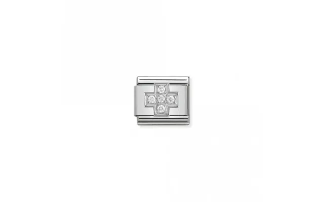 Classic Silver Cz Cross Faith & Religion Charms