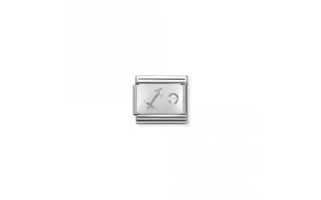 Classic Silver Cz Sagittarius Zodiac Charms