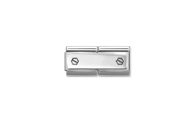 Classic Silver Double Plate Double Hex Screws Sports & Hobbies Charms