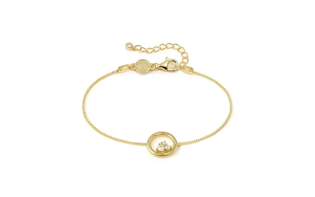 Dreams Beats Circle Bracelet In Gold With Cz product image