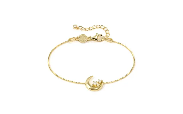 Dreams Beats Moon Bracelet In Gold With Cz product image