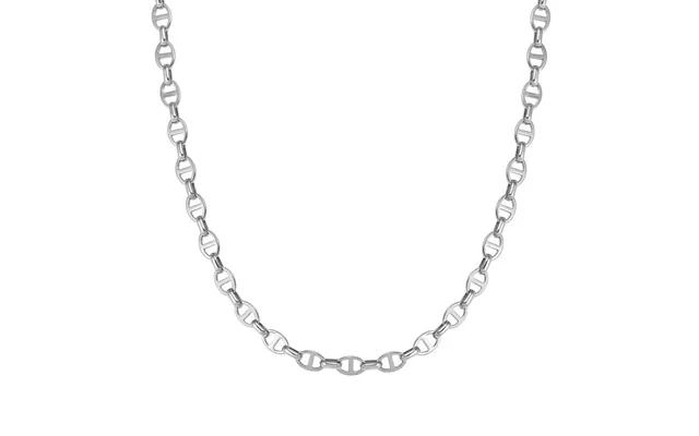 Ecclettica Navy Chain Necklace In Silver