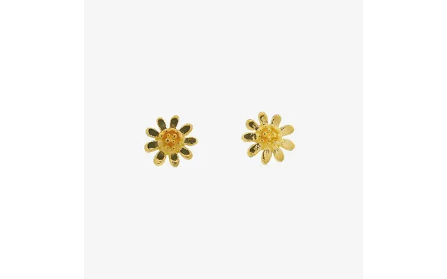 Gold Small Daisy Stud Earrings product image