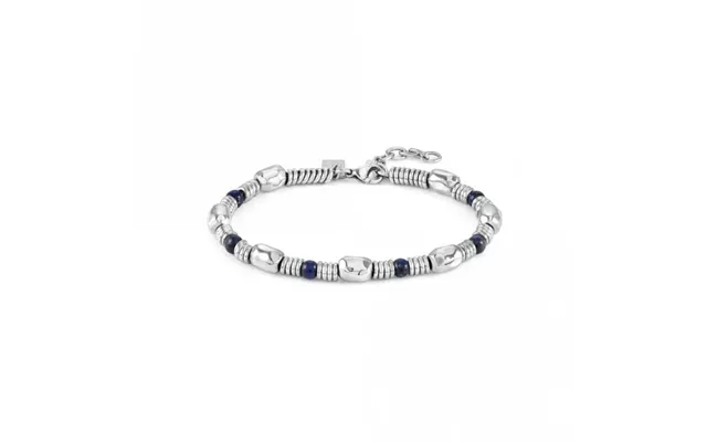 Instinct Steel & Stones Large Sodalite Bracelet