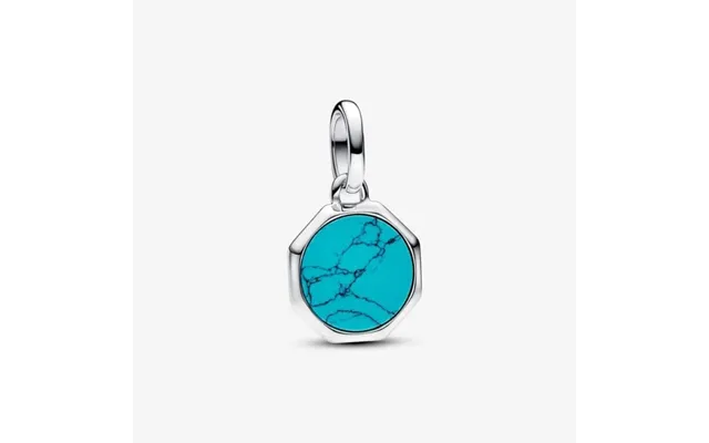 Me Engravable Turquoise Mini Medallion Charms