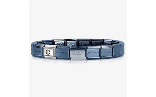 Midnight Blue Charm Bracelet - 22 Cm 24 Links