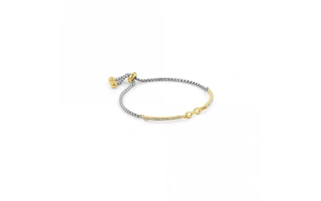 Milleluci Infinity Bracelet In Gold With Cz