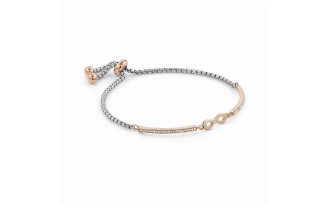 Milleluci Infinity Bracelet In Rose Gold With Cz