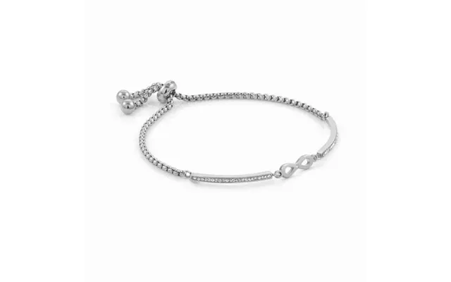 Milleluci Infinity Bracelet In Silver With Cz