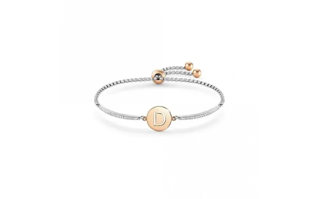 Milleluci Rose Gold And Cz Letter D Bracelet