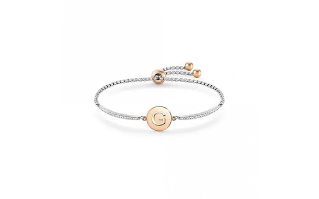 Milleluci Rose Gold And Cz Letter G Bracelet