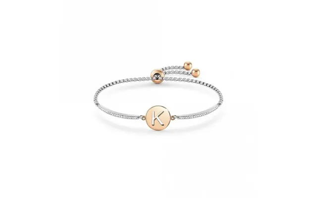Milleluci Rose Gold And Cz Letter K Bracelet